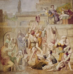 Św. Cecylia rozdaje jałmużnę, ok. 1612-15